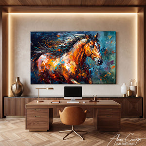 Affiche Cheval Au Galop