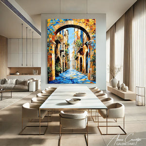 TABLEAU ABSTRAIT VERTICAL AlessioCacciatore