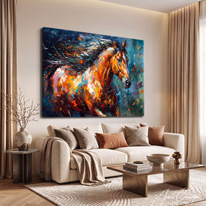 Décoration Murale Cheval Au Galop