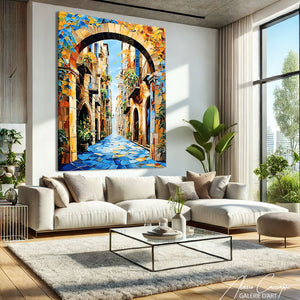 TABLEAU ABSTRAIT VERTICAL AlessioCacciatore