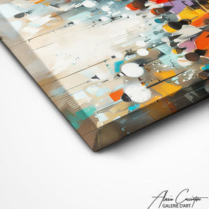 TABLEAU ABSTRAIT AFRICAIN Alessio Cacciatore