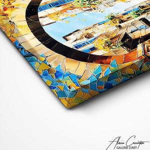 TABLEAU ABSTRAIT VERTICAL AlessioCacciatore