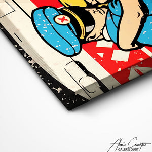 TABLEAU POP ART VINTAGE Alessio Cacciatore