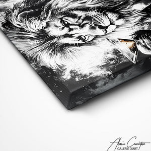 TABLEAU MAFIA LION AlessioCacciatore