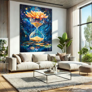 tableau sablier moderne