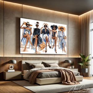 Tableau Abstrait Femme