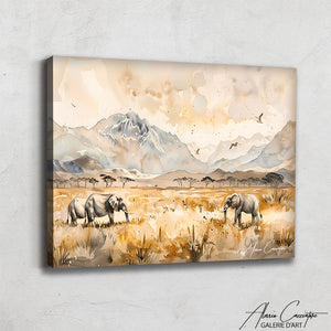 Tableau Africain Animaux