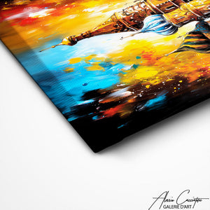 TABLEAU ORANGE ABSTRAIT AlessioCacciatore