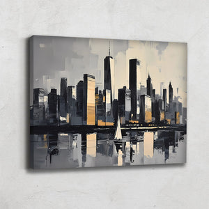 TABLEAU NEW YORK NOIR ET BLANC