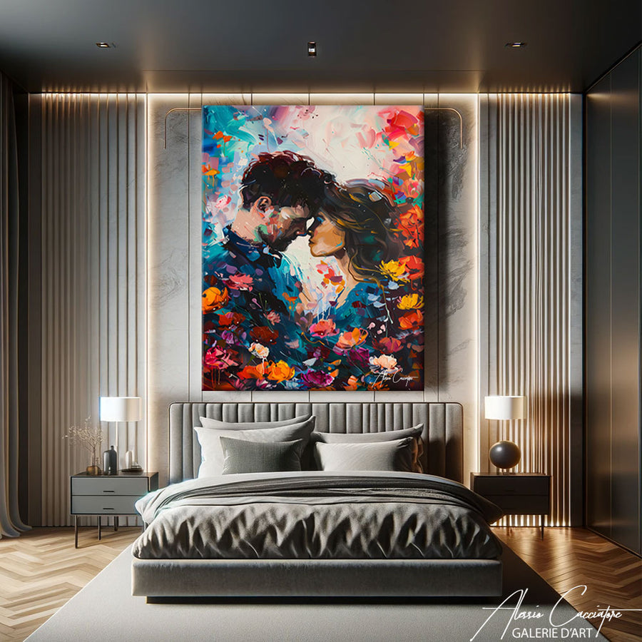 Tableau Couple Romantique – mise en situation