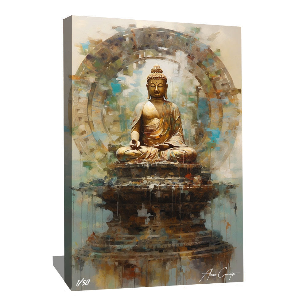 tableau bouddha