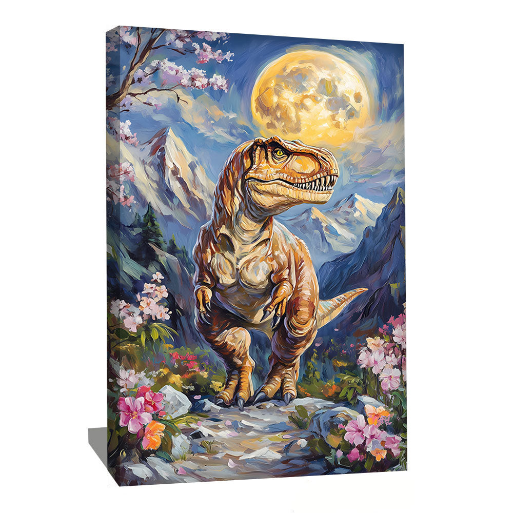 Tableau Peinture Dinosaure