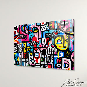 TABLEAU STREET ART GRAFFITI Alessio Cacciatore