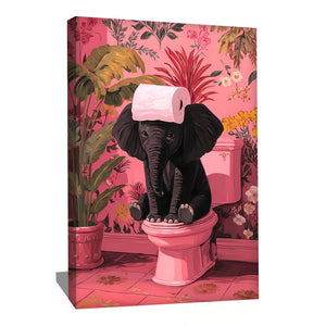 Tableau éléphant humour