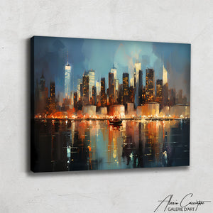Tableau New York Peinture Abstraite