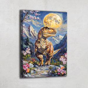 Tableau Peinture Dinosaure