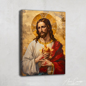 tableau religieux vintage