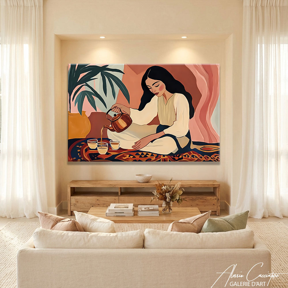 Peinture Grand Tableau Bohème