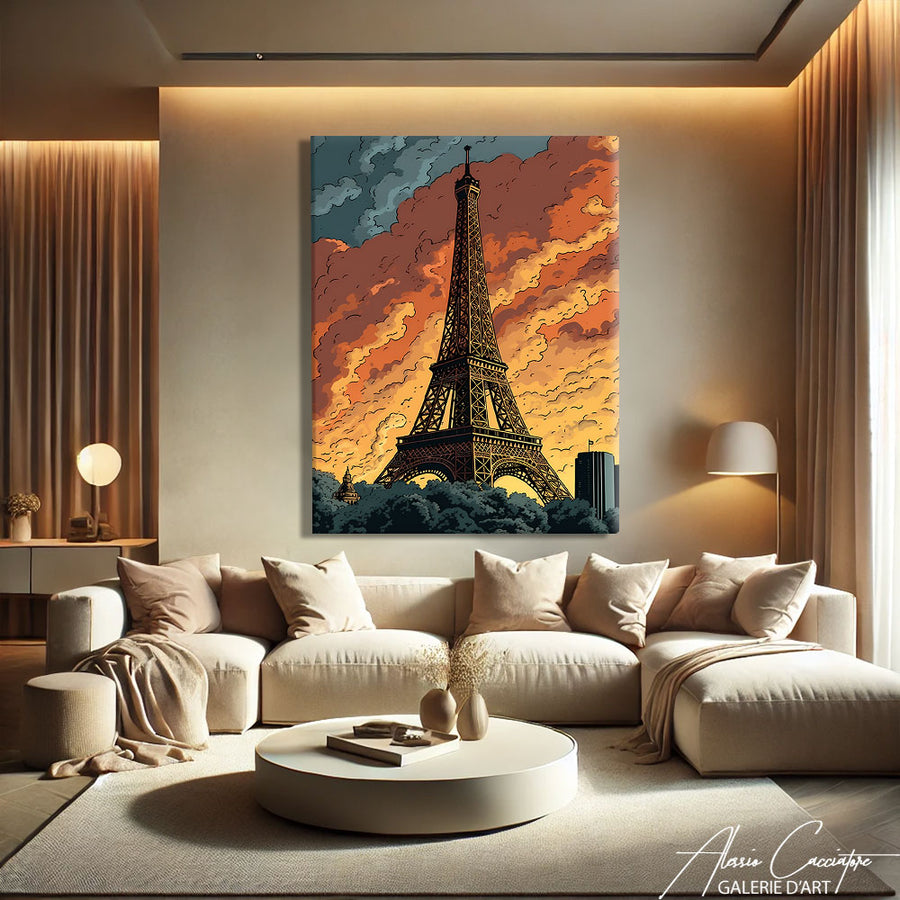 tableau style paris – mise en situation