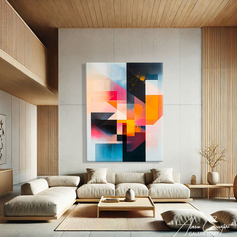 Tableau acrylique moderne