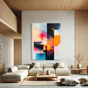 Tableau acrylique moderne