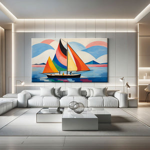 peinture bateau moderne