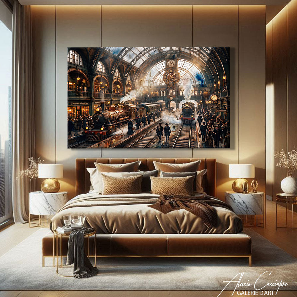 Toile Tableau Style Industriel