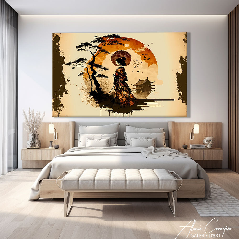 TABLEAU JAPONAIS CONTEMPORAIN