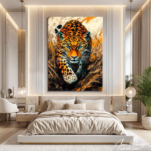 Toile Avec Leopard