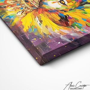 TABLEAU COURONNE LION Alessio Cacciatore