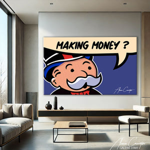 TABLEAU MONOPOLY ARGENT