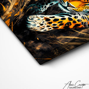 Art Mural Avec Leopard
