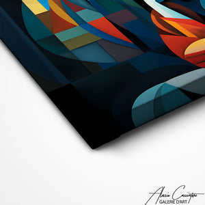 tableau cubiste femme