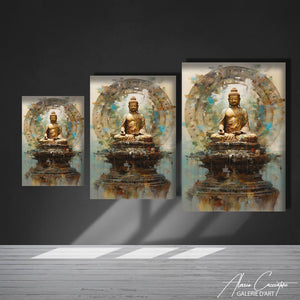 tableau bouddha