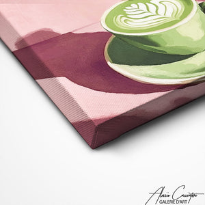 TABLEAU MATCHA MODERNE Alessio Cacciatore
