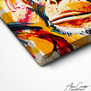 TABLEAU SINGE ABSTRAIT Alessio Cacciatore