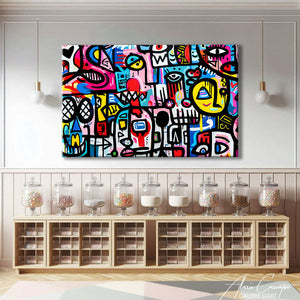TABLEAU STREET ART GRAFFITI Alessio Cacciatore