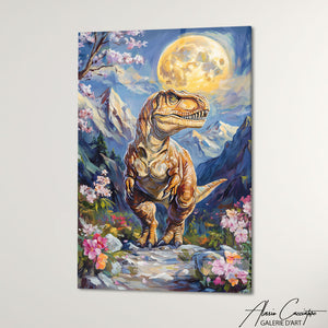 Cadre Peinture Dinosaure