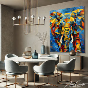 TABLEAU COULEUR ÉLÉPHANT