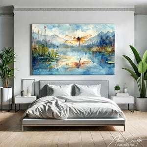 Libellule Peinture Acrylique