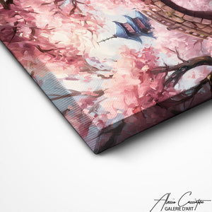 TABLEAU CERISIER DU JAPON Alessio Cacciatore
