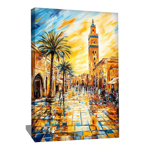 TABLEAU MAROC ABSTRAIT