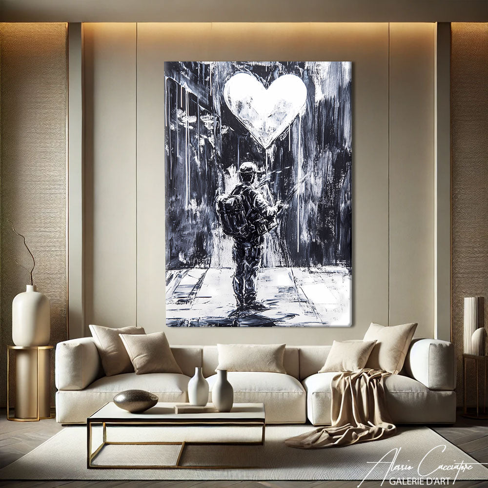 Tableau Noir Et Blanc Moderne