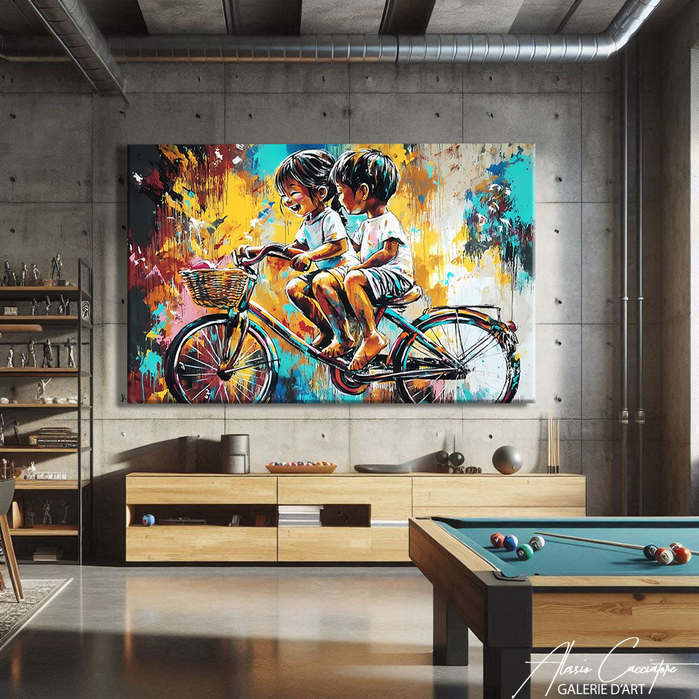 TABLEAU STREET ART DÉCO