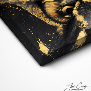 TABLEAU CHOUETTE HIBOU AlessioCacciatore