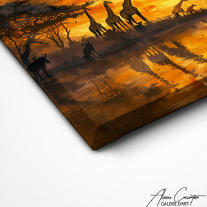 TABLEAU PAYSAGE AFRIQUE Alessio Cacciatore