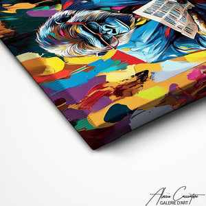 TABLEAU POP ART GORILLE Alessio Cacciatore