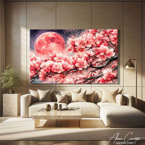 TABLEAU FLEURS DE CERISIER JAPONAIS