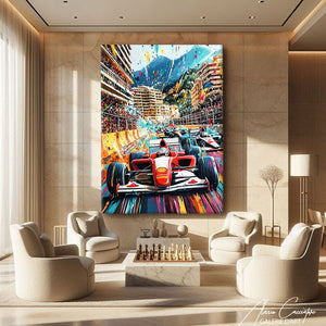 TABLEAU STREET ART VOITURE