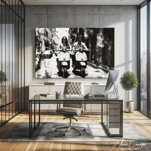 TABLEAU NOIR ABSTRAIT